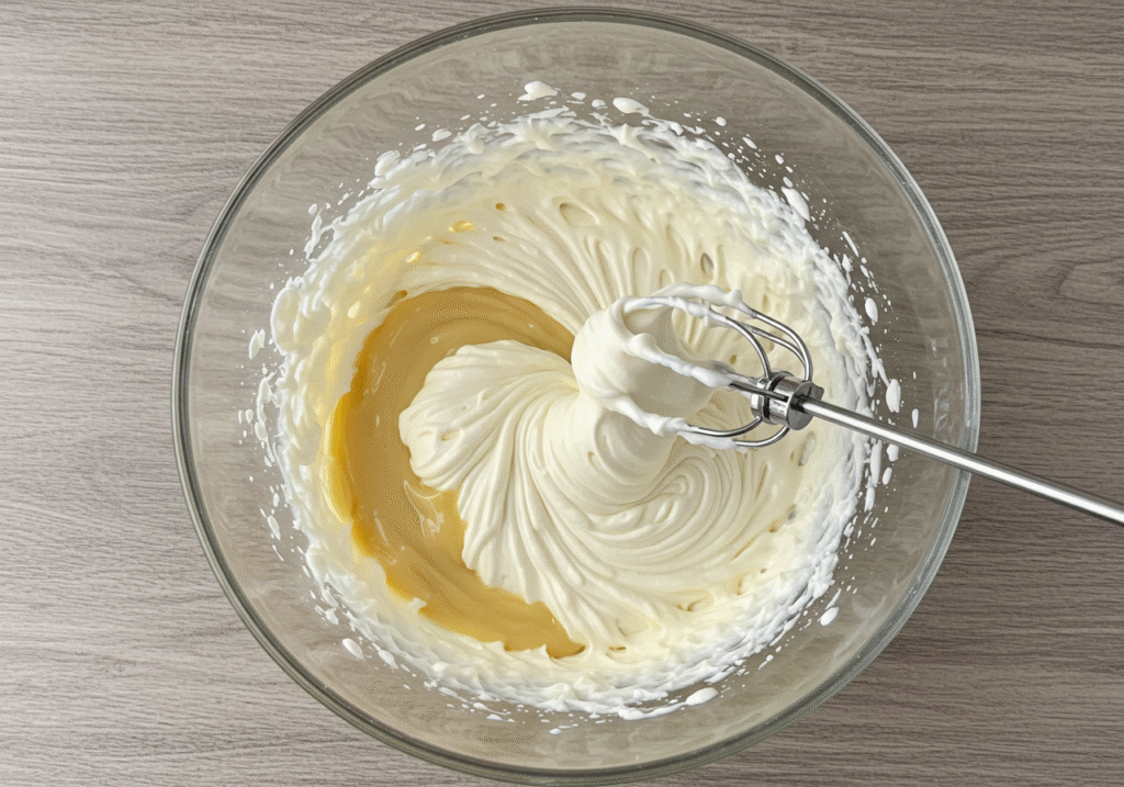 Homemade white chocolate ice cream recipe steps